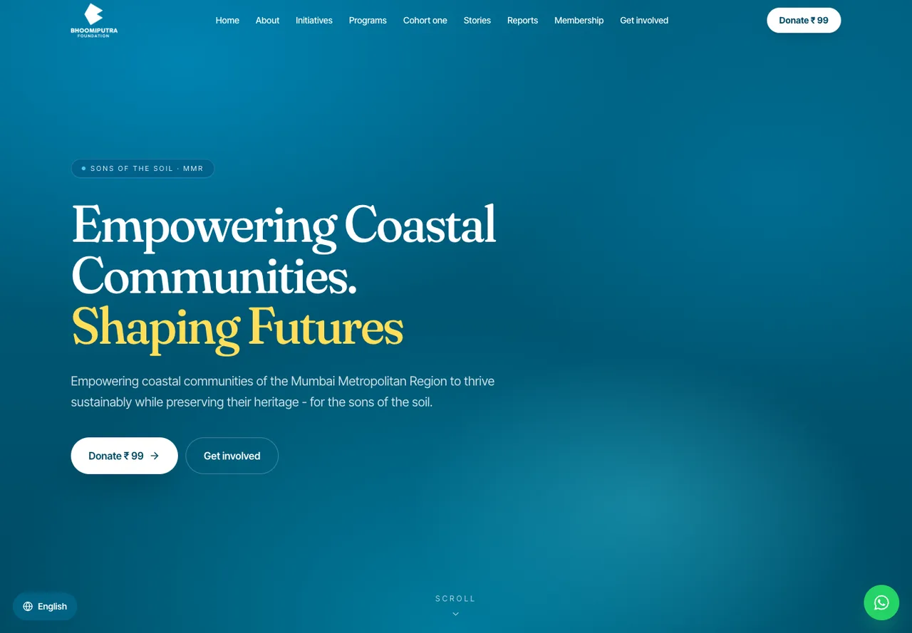 Bhoomiputra Foundation - public project screenshot
